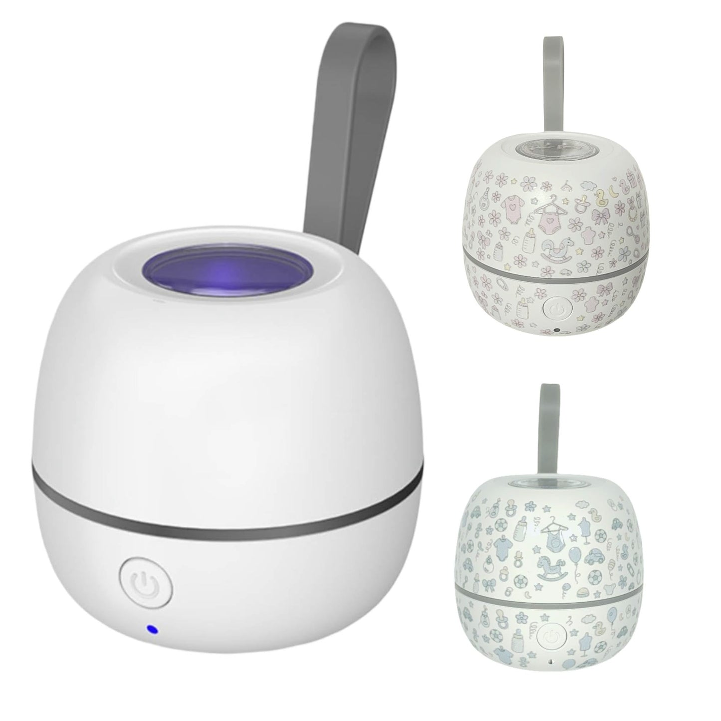 Portable UV Dummy Steriliser, No Water, Cooling or Drying Required. Kills 99.9% of Germs,Rechargeable Battery