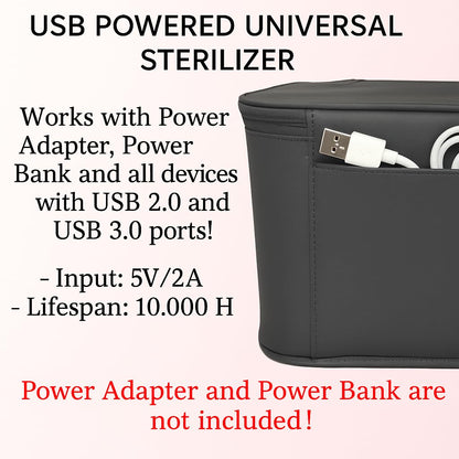 Rok`o Baby Bottle UV Sterilizer – Quick 3-Minute Sanitizing Process | Efficient Germ-Killing UV Electric Sterilizer | Eliminates 99.9% of Bacteria