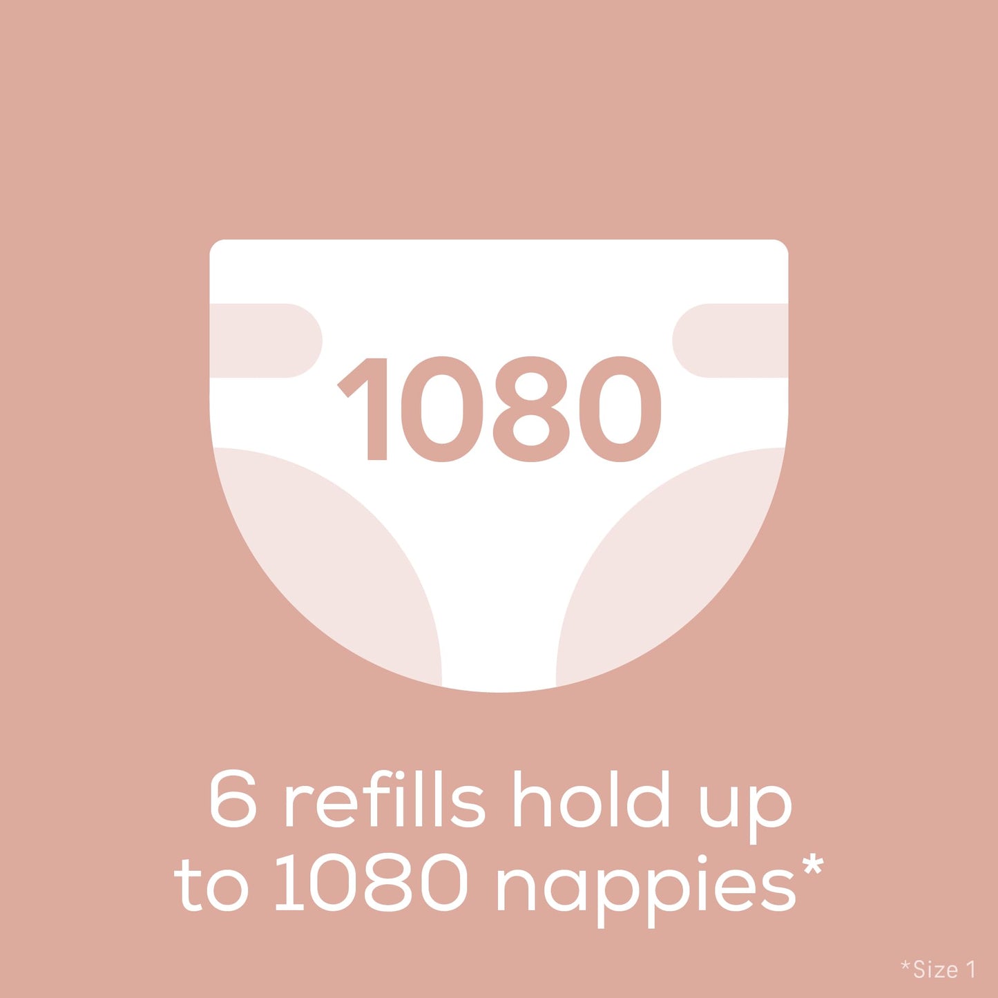 Angelcare Diaper Bin Refills, Pack of 6