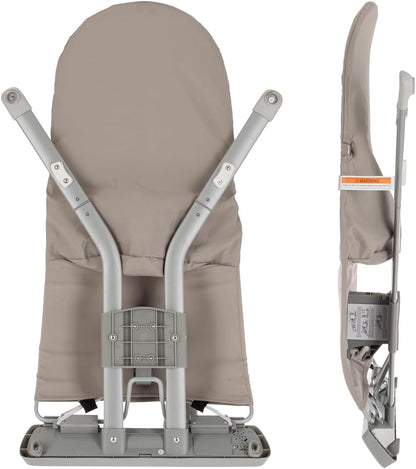 Nuby Musical Moves Baby Bouncer – 2 Reclining Positions | Music & Vibration | Toy Bar | Machine Washable Cover | Suitable from Birth up to 9kg