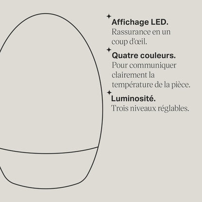 Tommee Tippee GroEgg2, Toddler Nightlight, LED Colour-Changing with Digital Room Temperature Display for Safer Sleep, Adjustable Brightness, Silicone Shell, USB Rechargeable