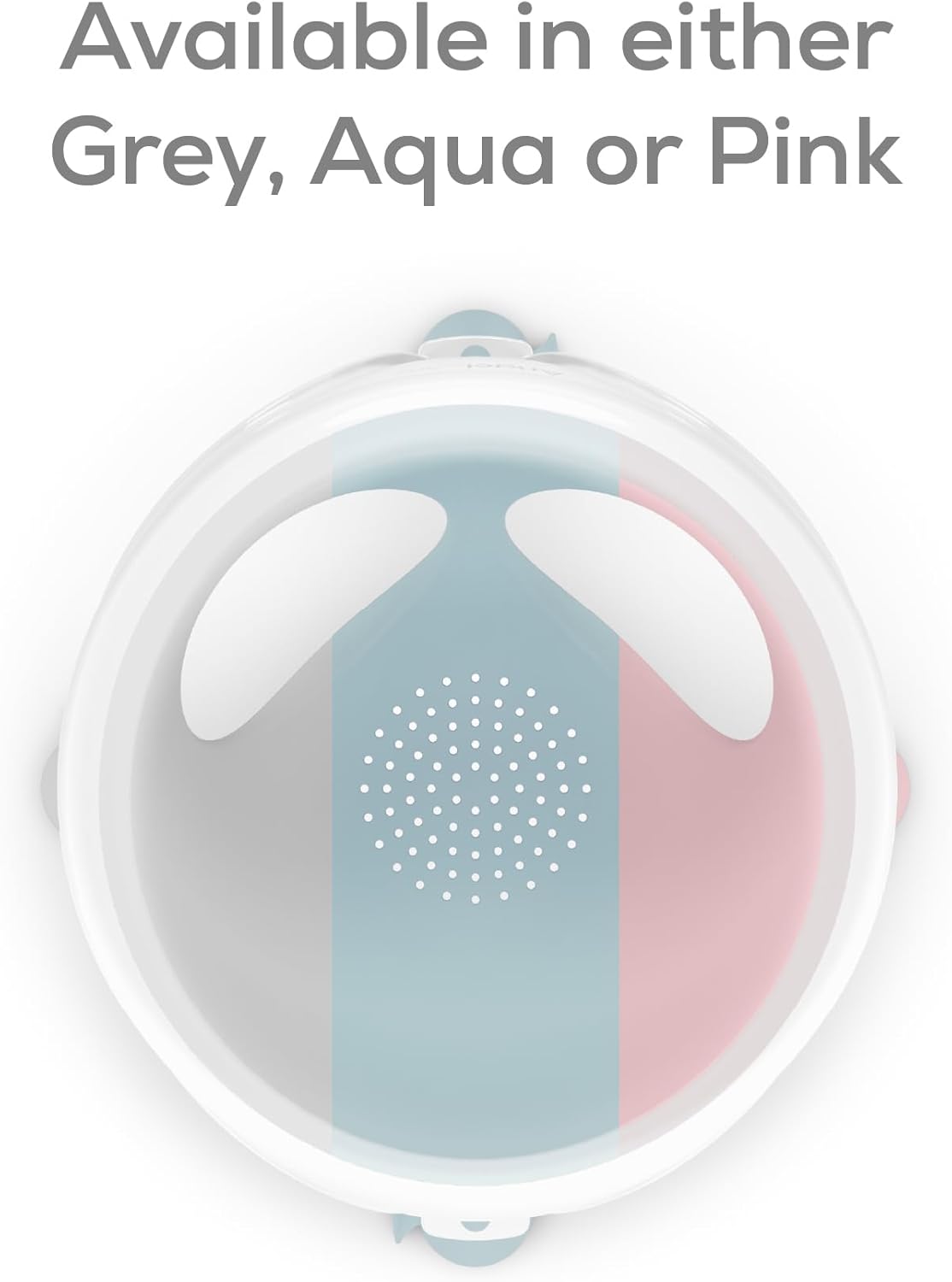 Angelcare - Baby Bath Seat - Soft Touch Support - Water Level Indicator - Fixation by Suction Cups - Grey