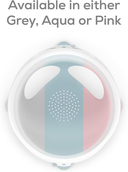 Angelcare - Baby Bath Seat - Soft Touch Support - Water Level Indicator - Fixation by Suction Cups - Grey
