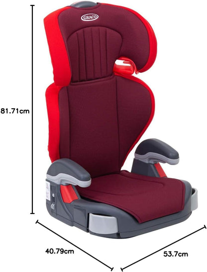 Graco Junior Maxi R44 Highback Booster car seat with cupholders, Suitable from approx. 4 to 12 years (15-36kg), Chili fashion