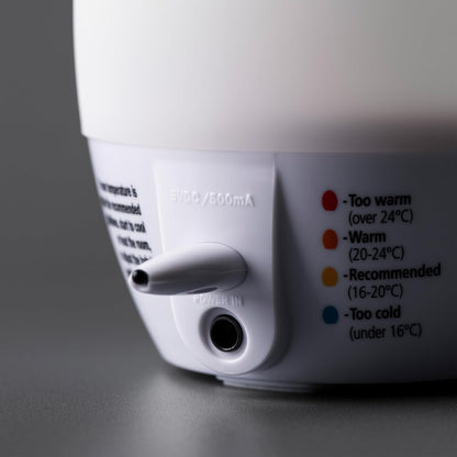 Tommee Tippee GroEgg2, Toddler Nightlight, LED Colour-Changing with Digital Room Temperature Display for Safer Sleep, Adjustable Brightness, Silicone Shell, USB Rechargeable