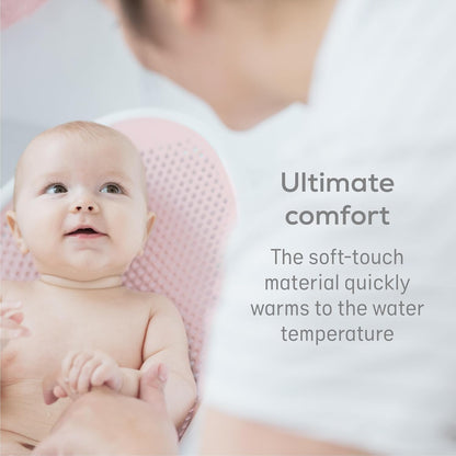Angelcare - Baby Bath Support - Soft Touch Support - Water Level Indicator - Ideal for Babies Less Than 6 Months Old - Aqua