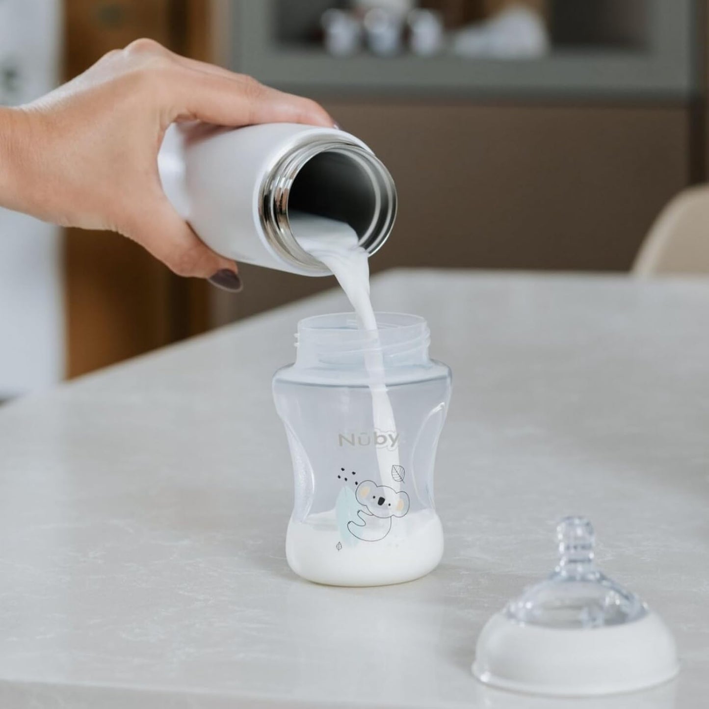 Nuby RapidSterilise Portable UV Steriliser, Made for RapidCool - 70 Uses per Charge | Auto Shut-Off | Kills 99.9% of Bacteria (Black)