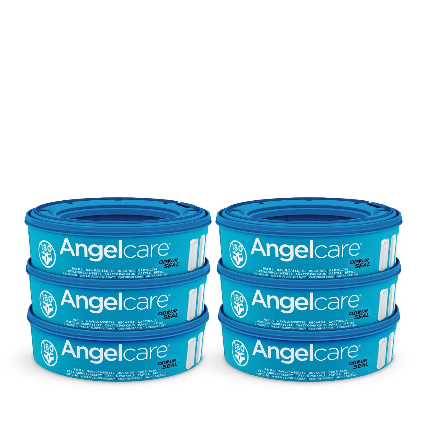 Angelcare Diaper Bin Refills, Pack of 6