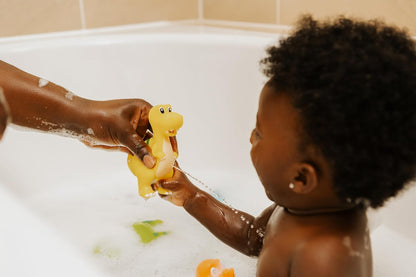 Nuby Dinosaur Bath Squirters - Colourful Bath Toy | Suitable from 10 Months |Pack of 4