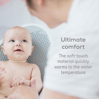 Angelcare - Baby Bath Support - Soft Touch Support - Water Level Indicator - Ideal for Babies Less Than 6 Months Old - Aqua