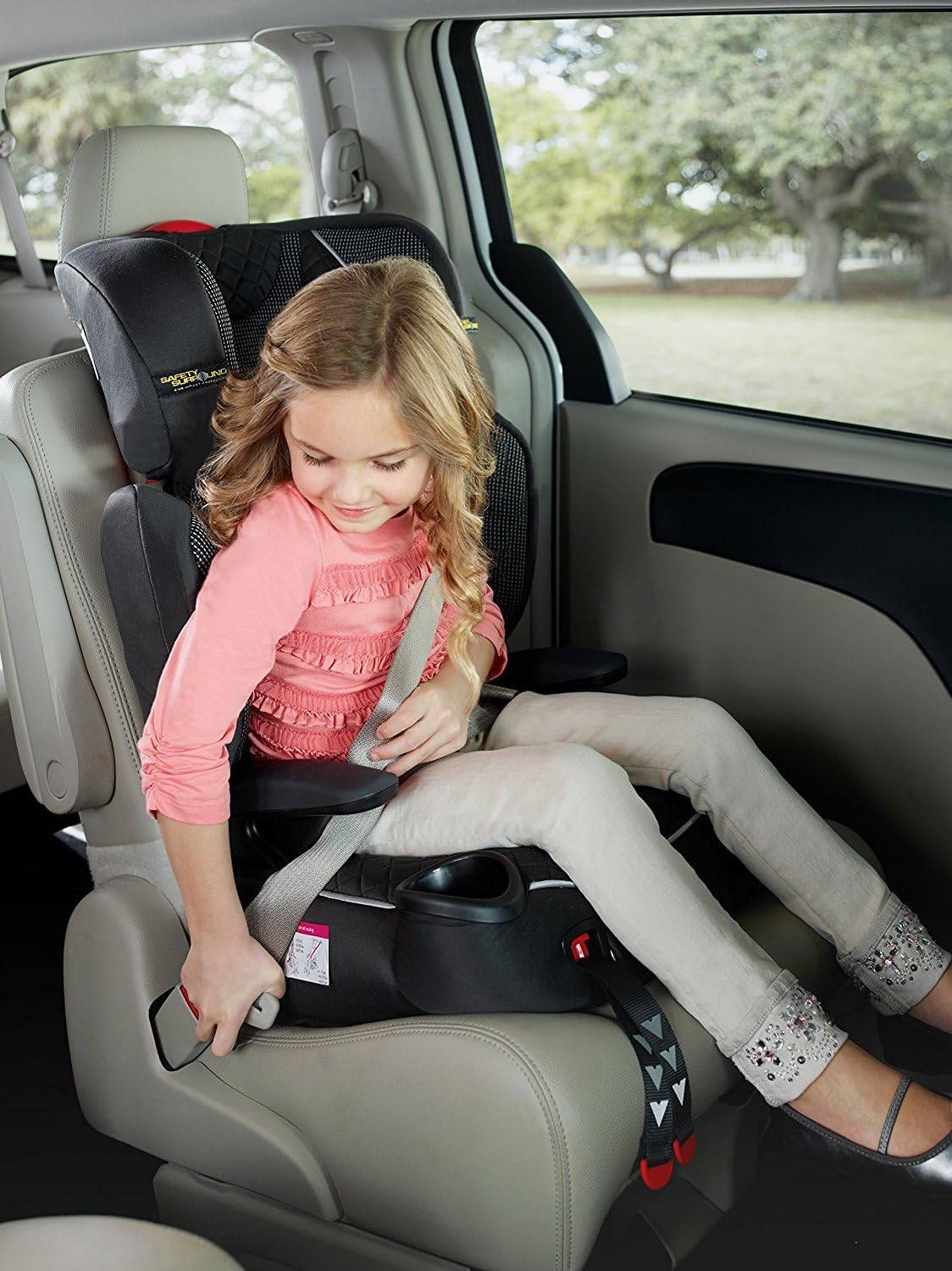 Graco Affix R44 Highback Booster car seat with isoCatch connectors, Suitable from approx. 4 to 12 years (15-36kg), Stargazer fashion