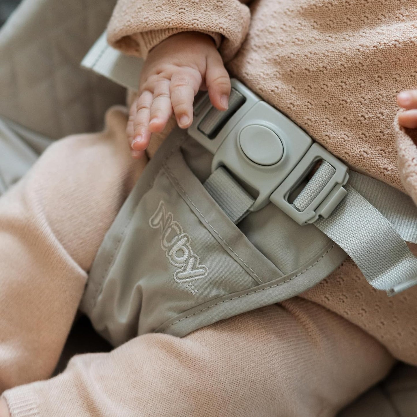 Nuby Musical Moves Baby Bouncer – 2 Reclining Positions | Music & Vibration | Toy Bar | Machine Washable Cover | Suitable from Birth up to 9kg