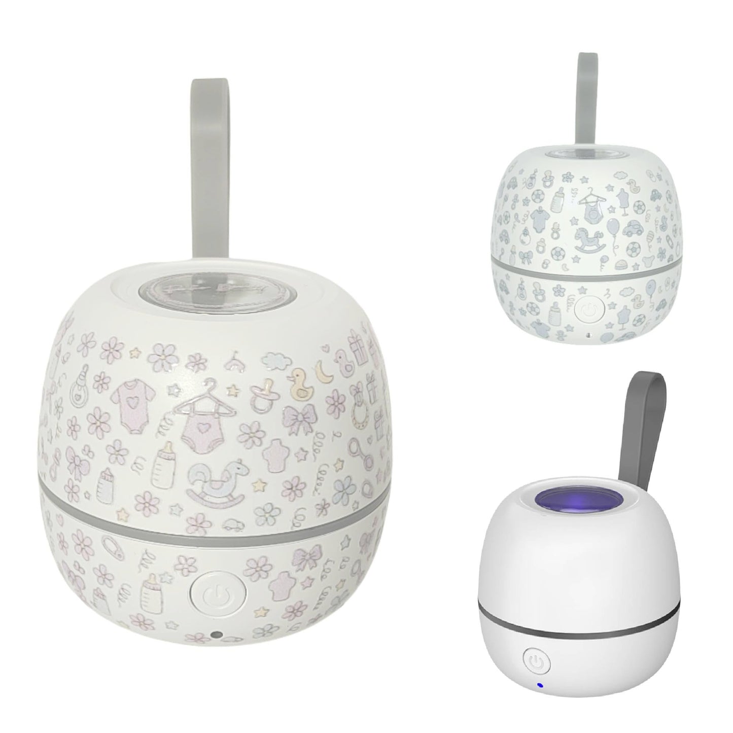 Portable UV Dummy Steriliser, No Water, Cooling or Drying Required. Kills 99.9% of Germs,Rechargeable Battery