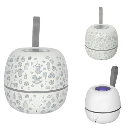 Portable UV Dummy Steriliser, No Water, Cooling or Drying Required. Kills 99.9% of Germs,Rechargeable Battery